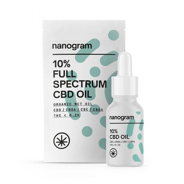 Huile CBD full spectrum 10% Kilogrammes Nanogram