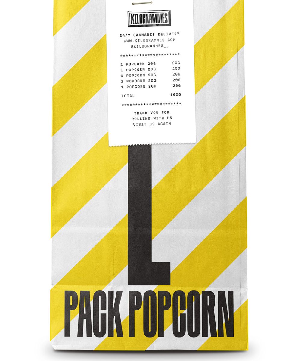 pack popcorn L kilogrammes