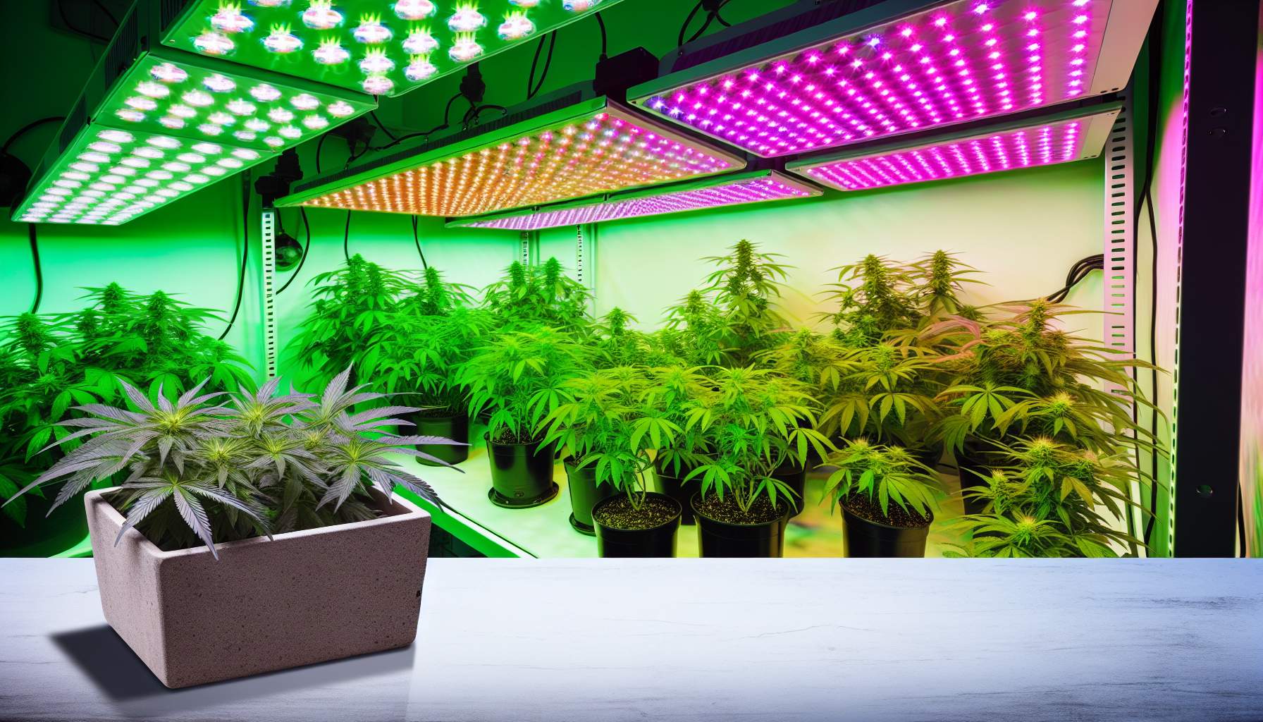 Choisir l'éclairage LED cannabis idéal